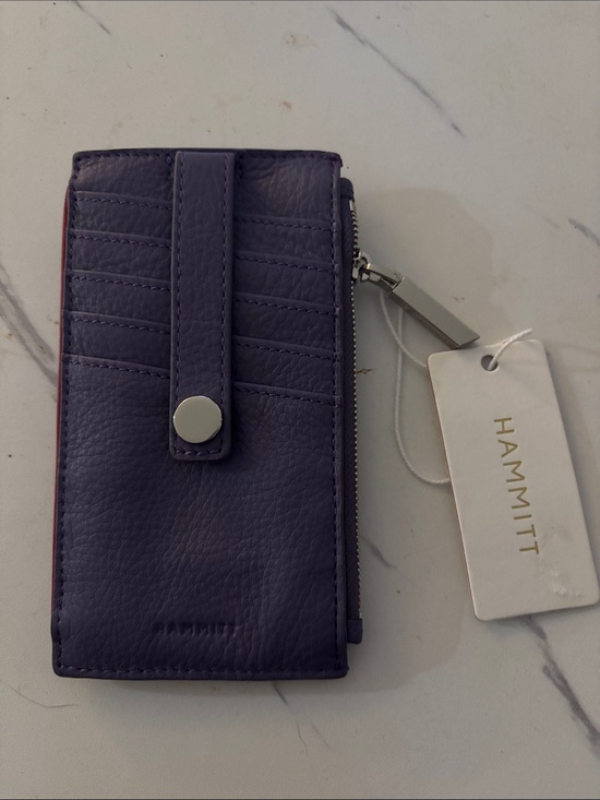 Hammitt Handbags - Hammitt blue Leather  Card Wallet with Zipper